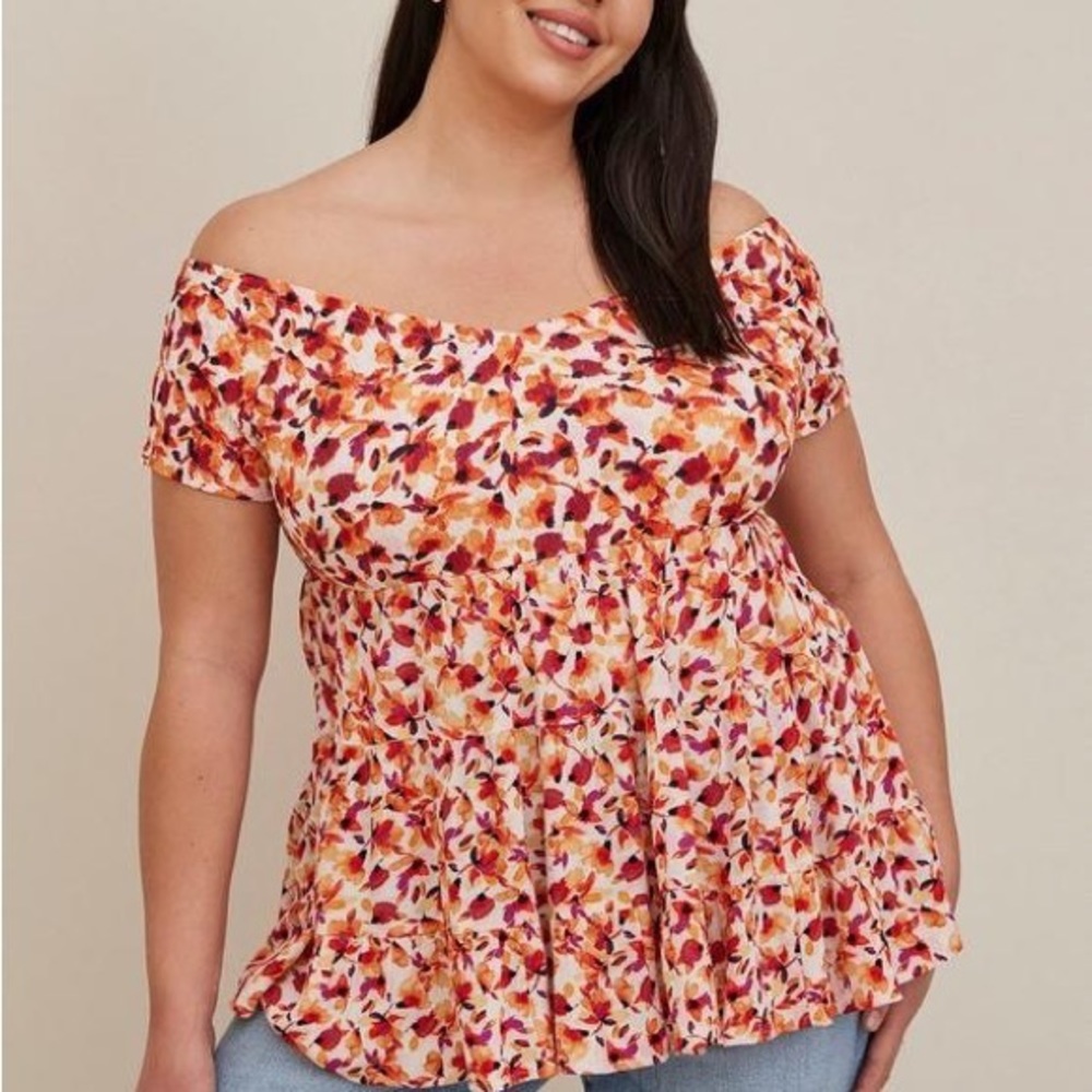 Torrid size 3 (22/24) off shoulder top